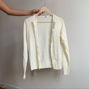 Uniqlo Cashmere Cream Cardigan (Small)
